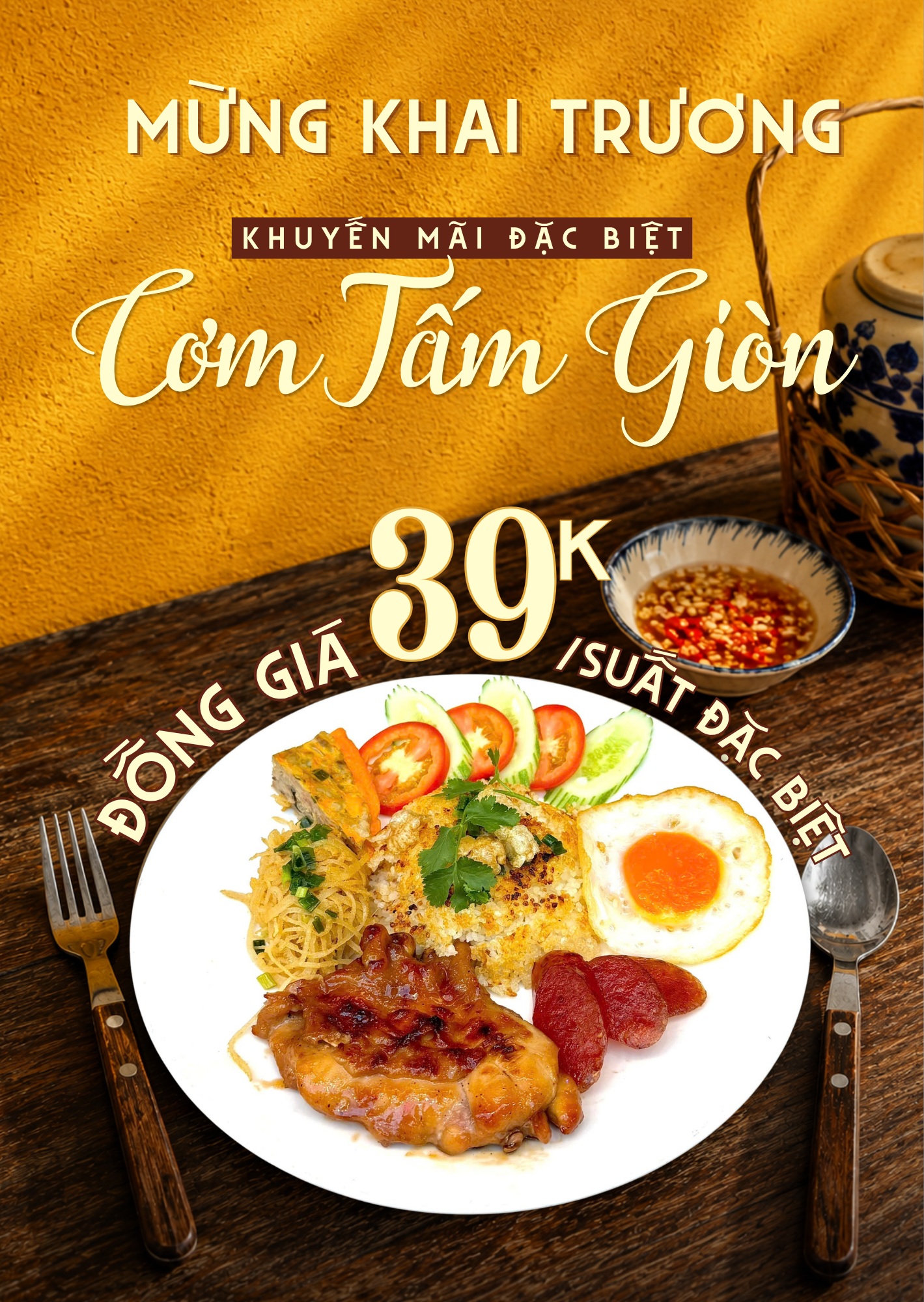 Thưởng Thức Cơm Tấm Giòn Đồng Giá 39K/Suất Đặc Biệt Tại Pico Plaza